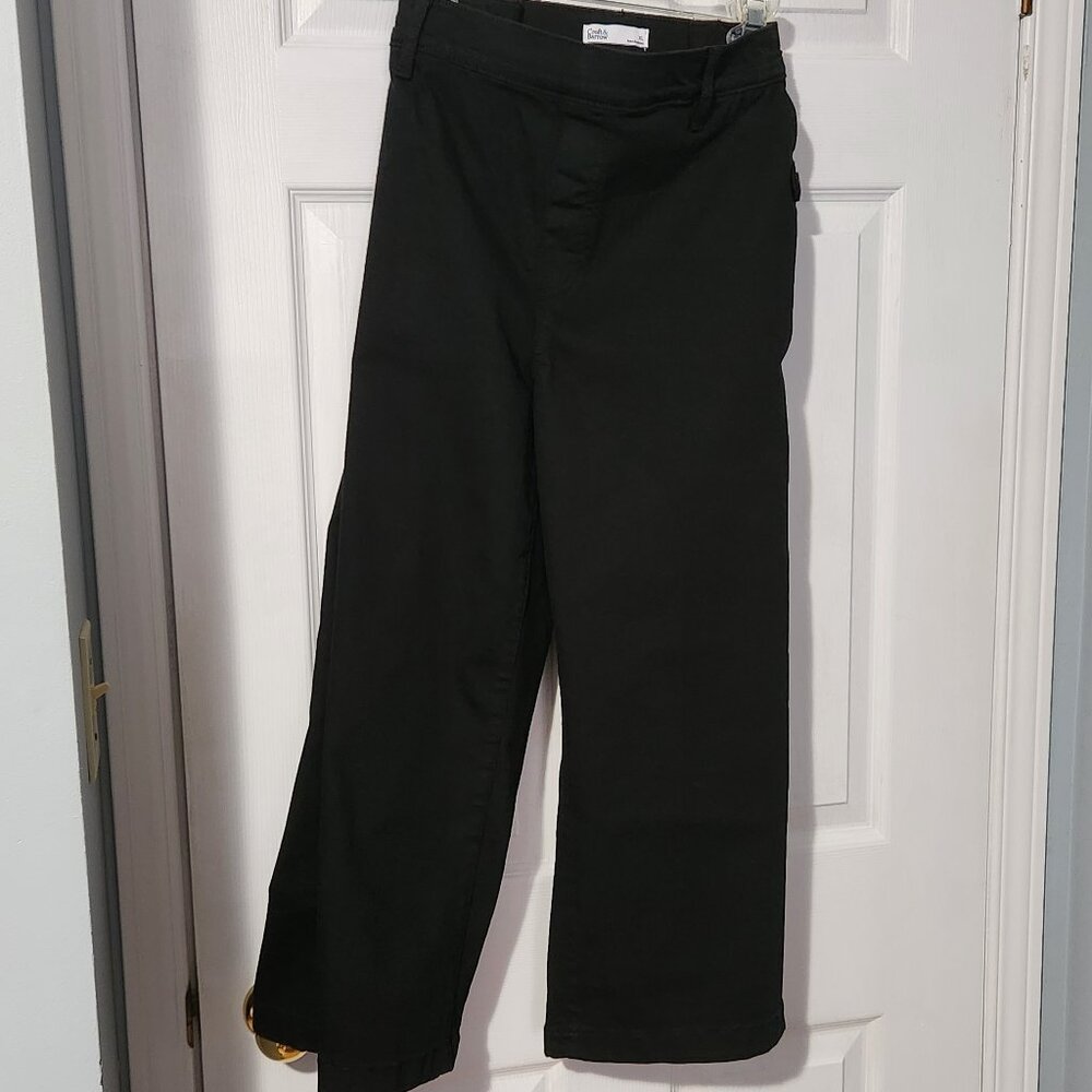 Croft & Barrow Stretch Pull-On Wide Leg Crop Pants, Women's, Size XL, NWT